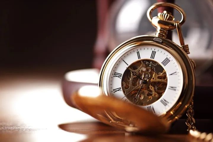 Example: an antique gold pocket watch